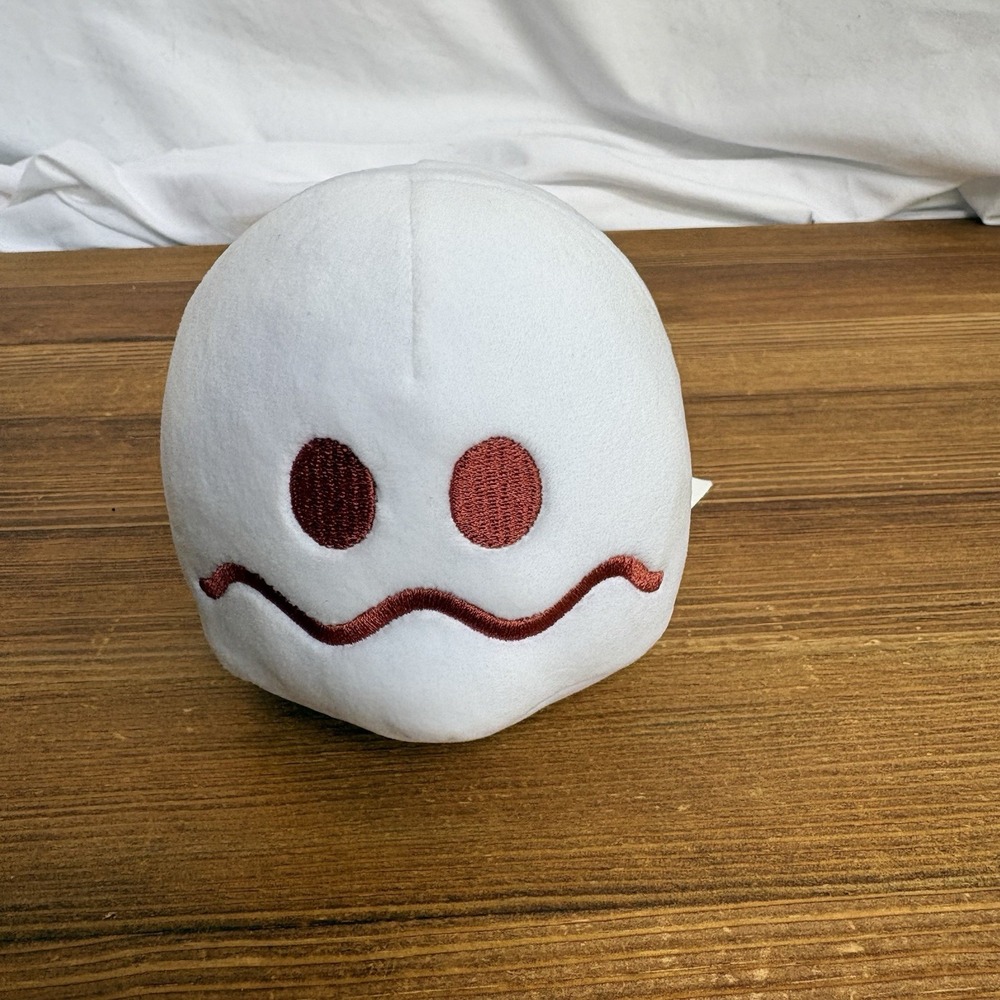 Official‎ Pac-Man White Ghost Plush 5" Bandai Namco Video Game Stuffed Toy